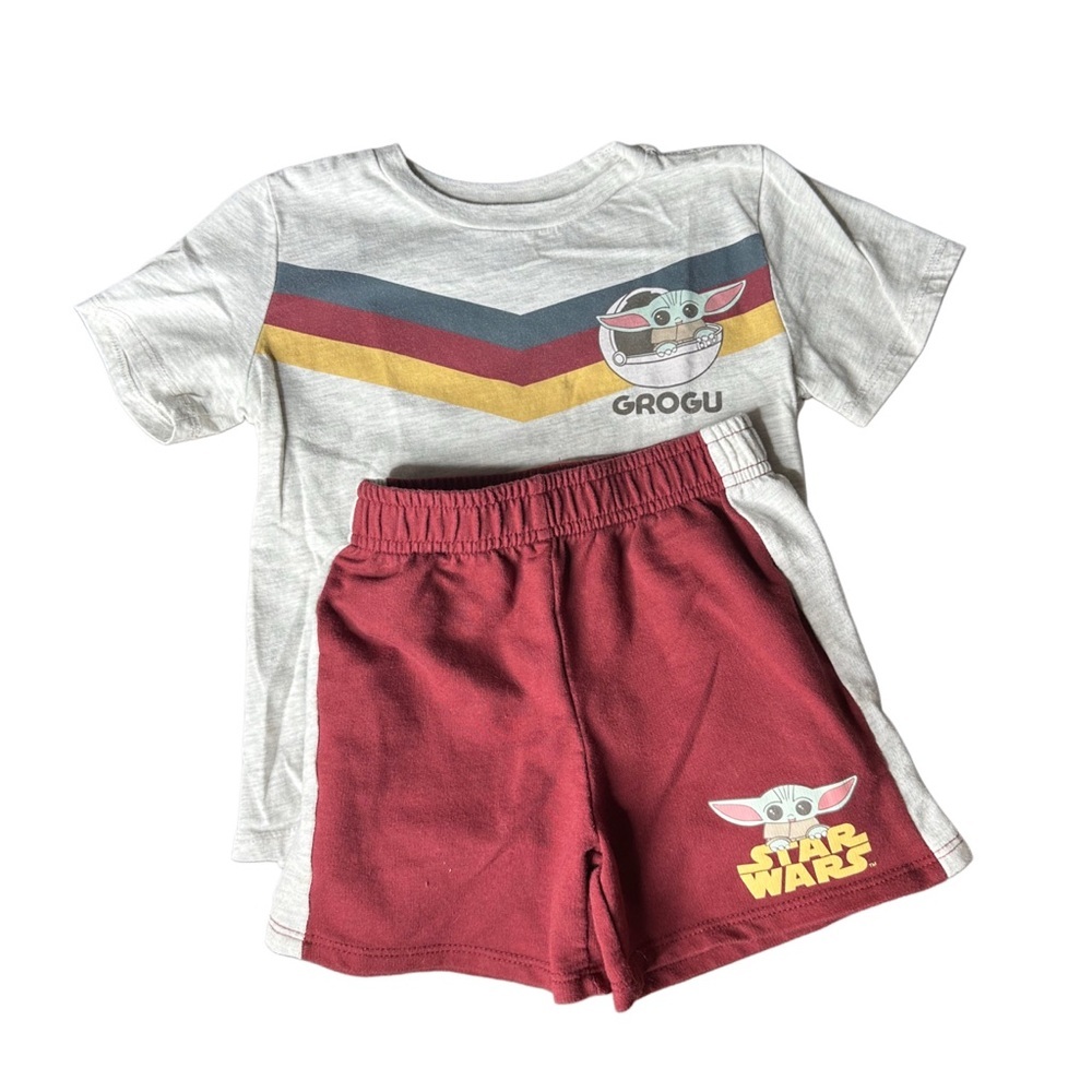 5/$25 😻 Star Wars Grogu Gray and Red Outfit